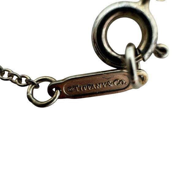 Tiffany & Co. 925 Sterling Silver Oval Large Key Pendant Charm - 18” - Picture 4 of 6